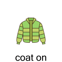 a puffy coat to put on