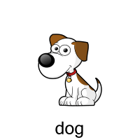 a friendly dog