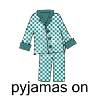 stripy pyjamas