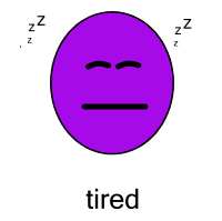 tired person